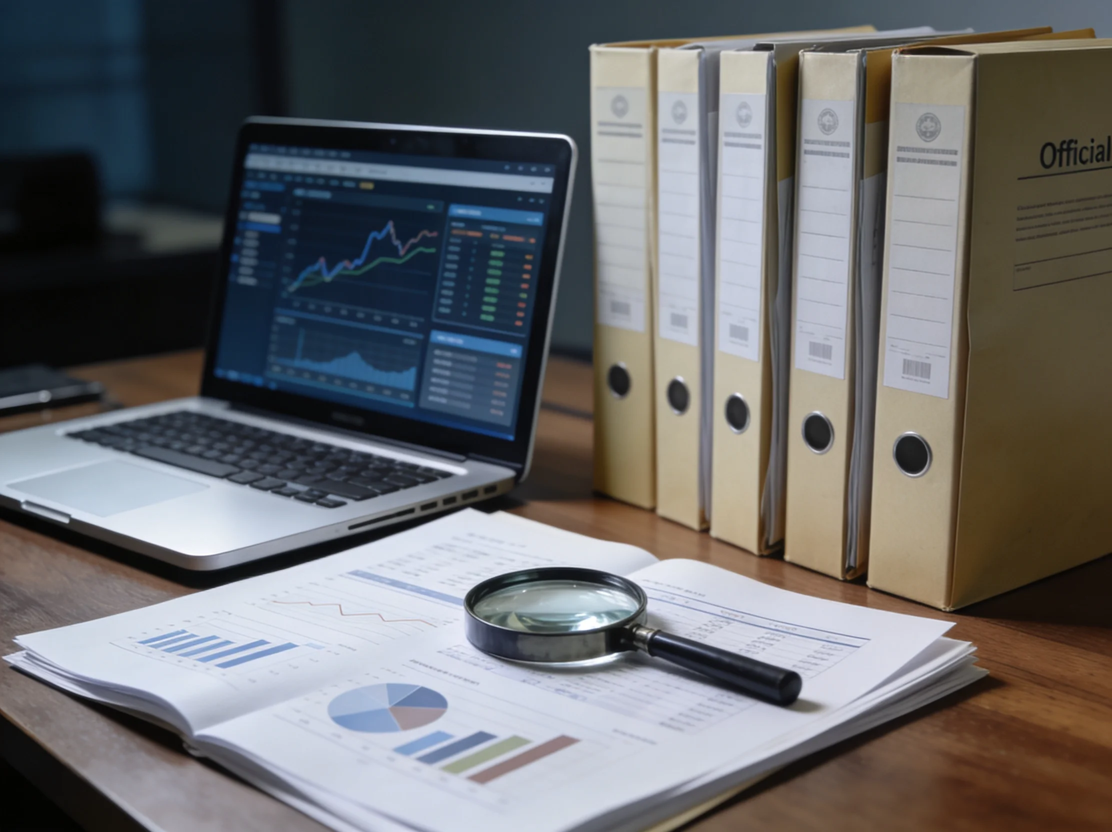 Finansal denetim belgeleri ve dijital ödeme takip ekranı